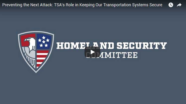 Hill Administrator Pekoske Discuss TSA Security