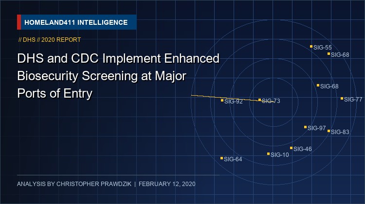 DHS and CDC Implement Enhanced Biosecurity Screening at Major Ports of Entry