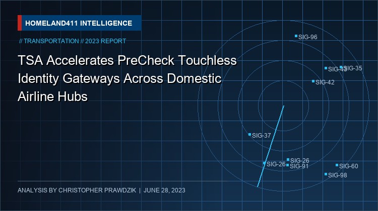 TSA Accelerates PreCheck Touchless Identity Gateways Across Domestic Airline Hubs
