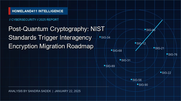 Post-Quantum Cryptography: NIST Standards Trigger Interagency Encryption Migration Roadmap