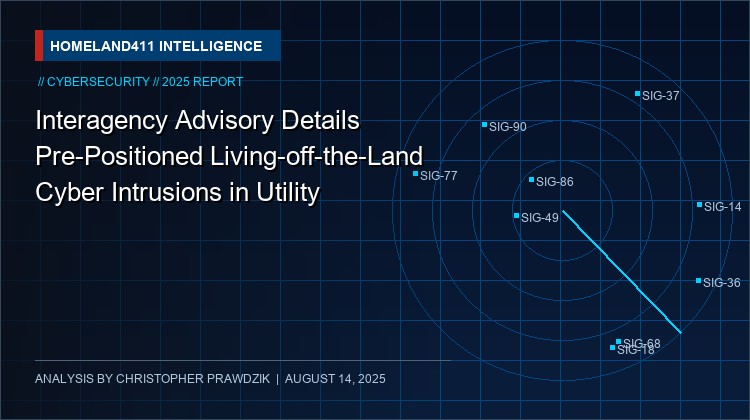 Interagency Advisory Details Pre-Positioned Living-off-the-Land Cyber Intrusions in Utility Networks
