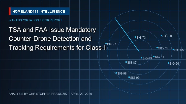 TSA and FAA Issue Mandatory Counter-Drone Detection and Tracking Requirements for Class-I Airports