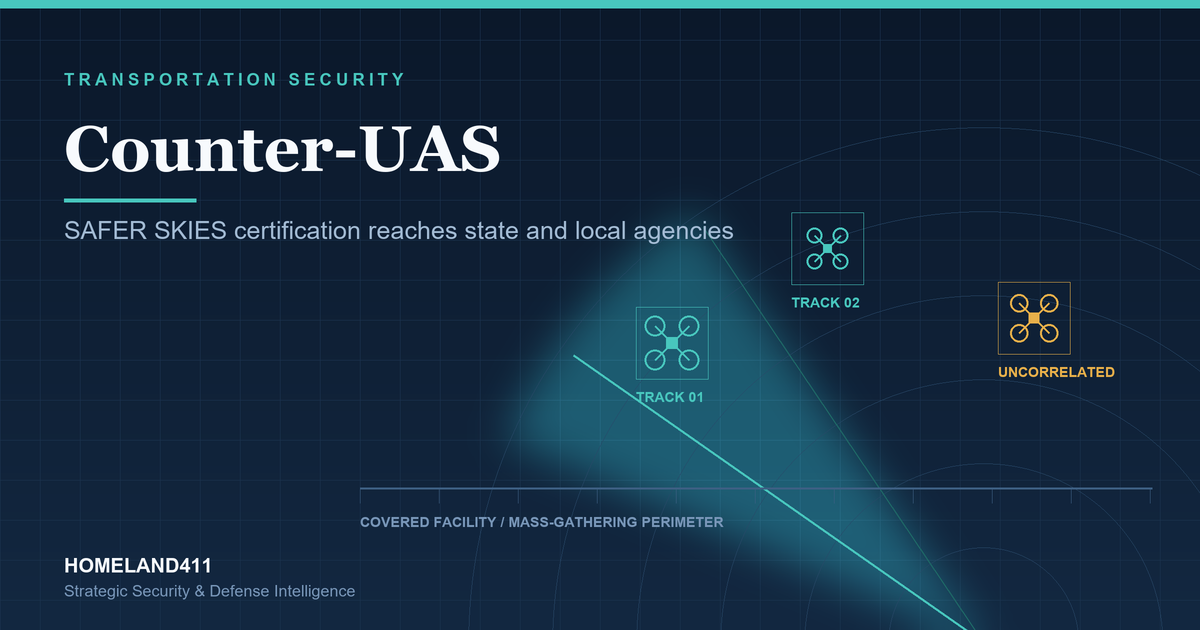 SAFER SKIES Comment Period Closes as Agencies Build State and Local Counter-Drone Certification Pipeline