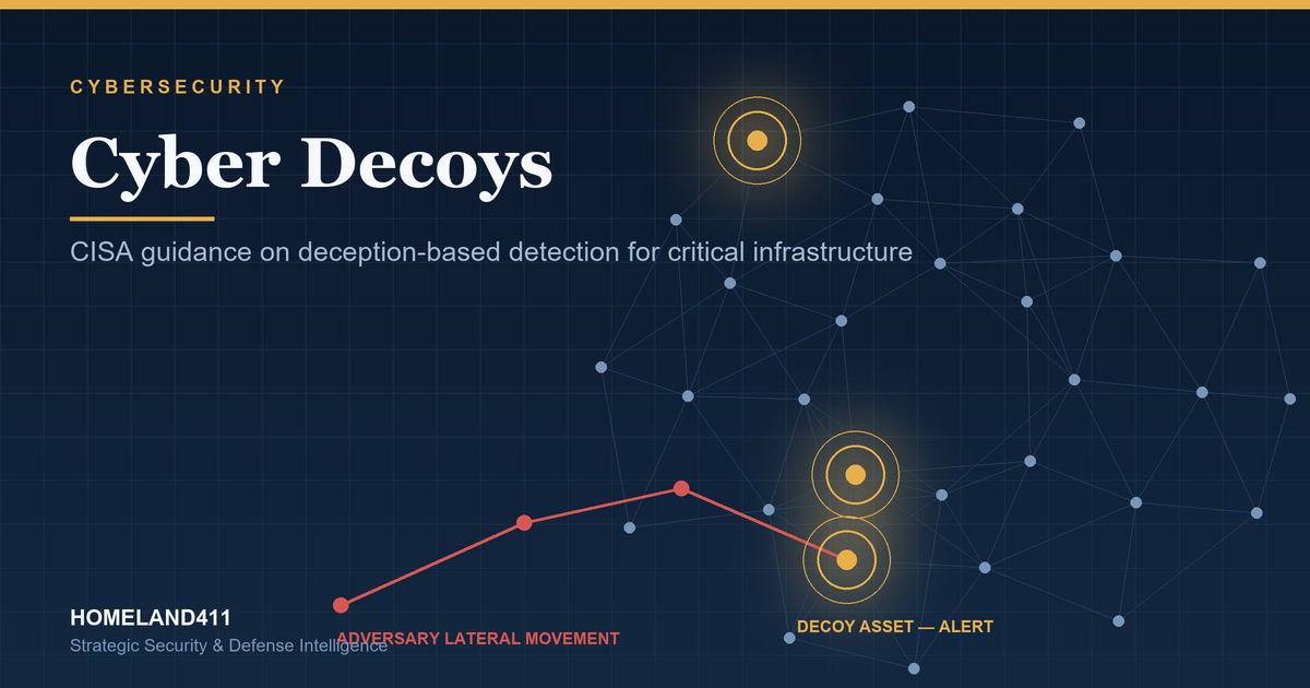 CISA Issues First Dedicated Guidance on Cyber Decoys as Defenders Confront Living-off-the-Land Intrusions